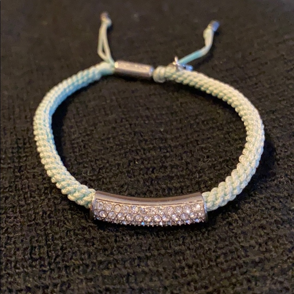 Michael Kors blue adjustable rope bracelet